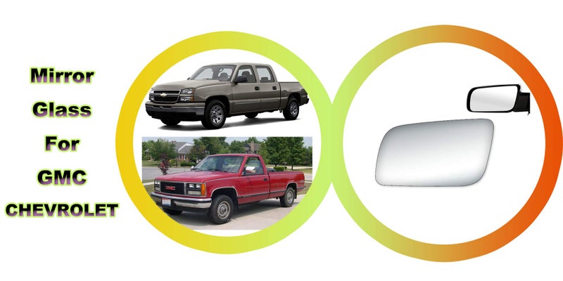 WLLW Mirror Glass Replacement for CHEVY GMC 1992's - 2000's Truck Left LH Driver Side - Image 4